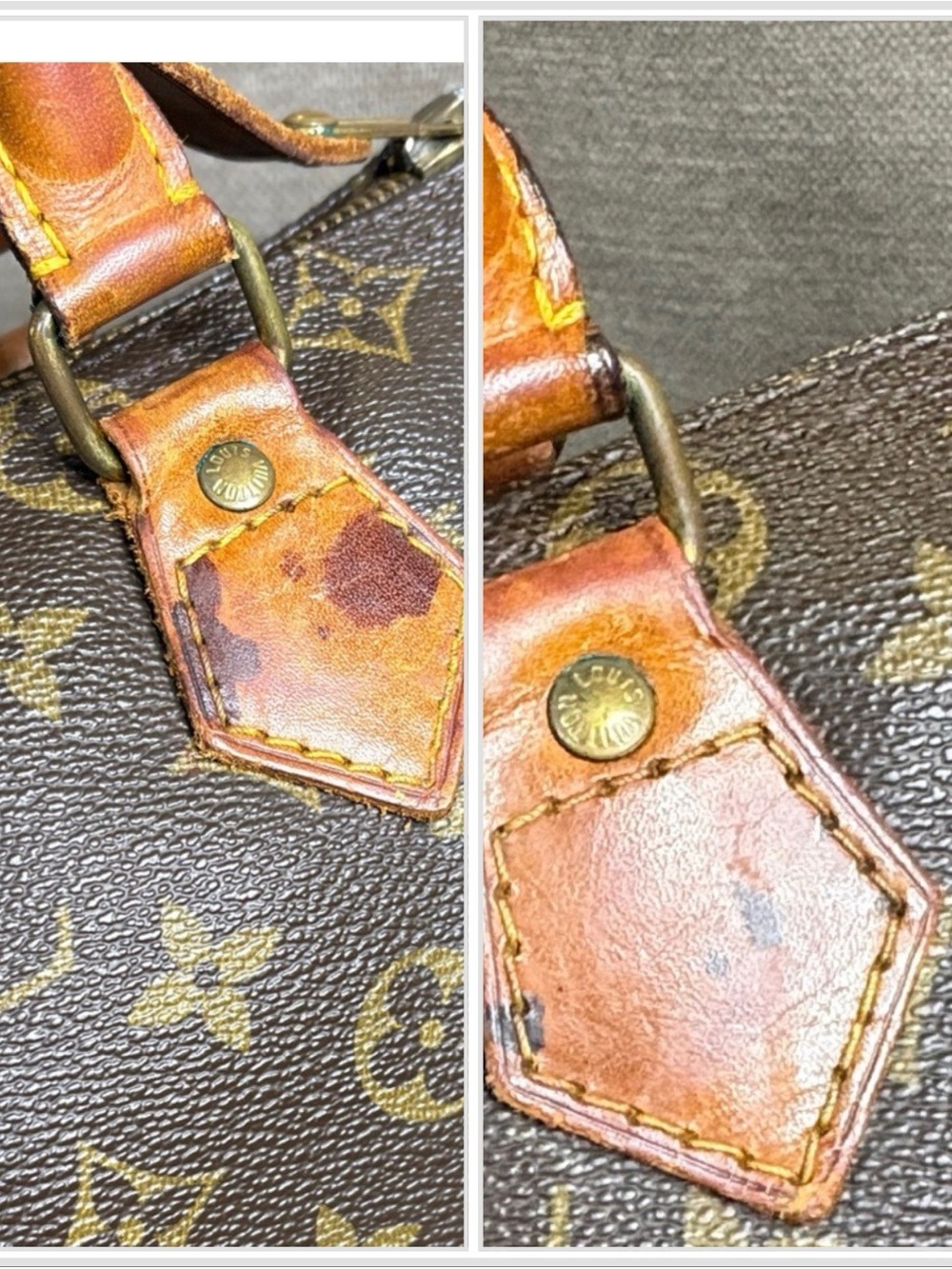 Louis Vuitton Speedy 25 Monogram Vintage Boston Bag French Company - Picture 10 of 16
